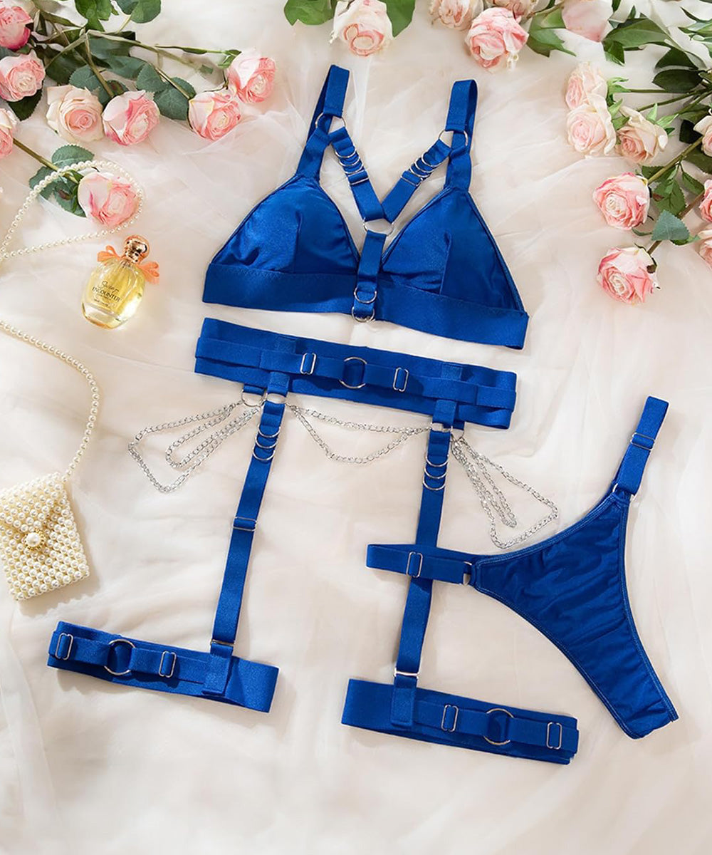 Strappy Harness Lingerie Set