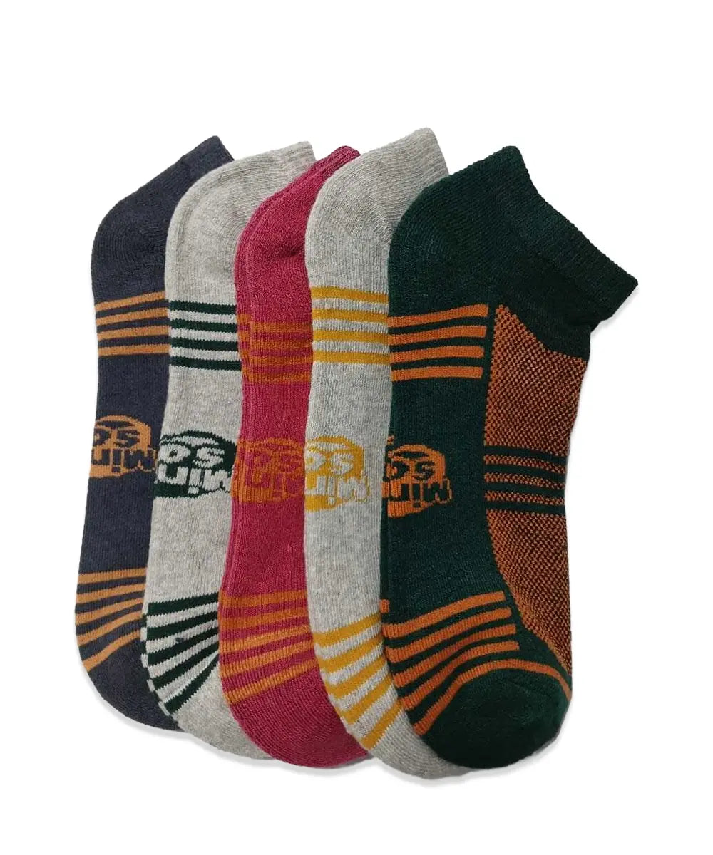 Active Stripe Women's Ankle Socks (Pack of 5)