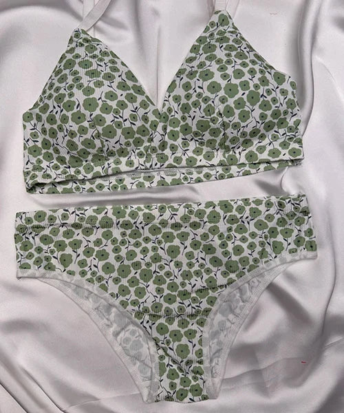 BRA SET FLOWERS - 8118