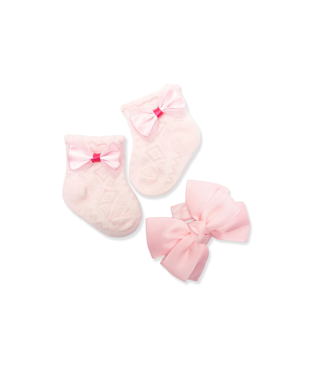 Pink & Bow Baby Set