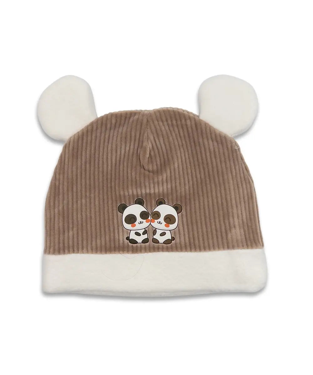 Girls Panda Cozy Cap