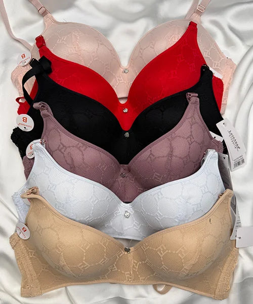 Foam Bra Simple Lace - 6802