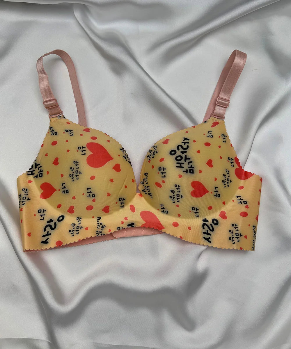 FLOWERS FOAM BRA - 296