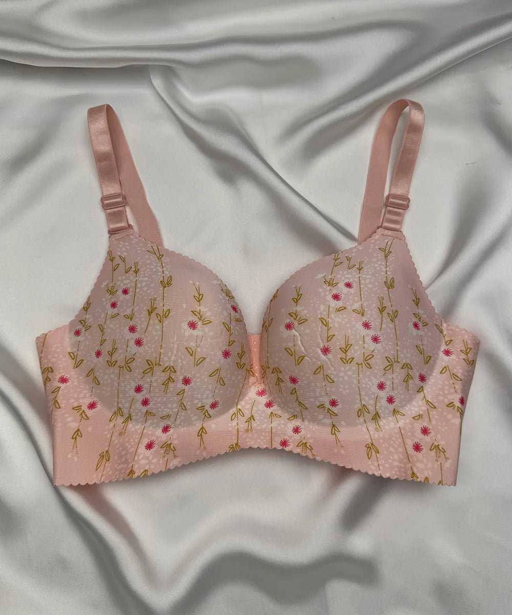 FLOWERS FOAM BRA - 296