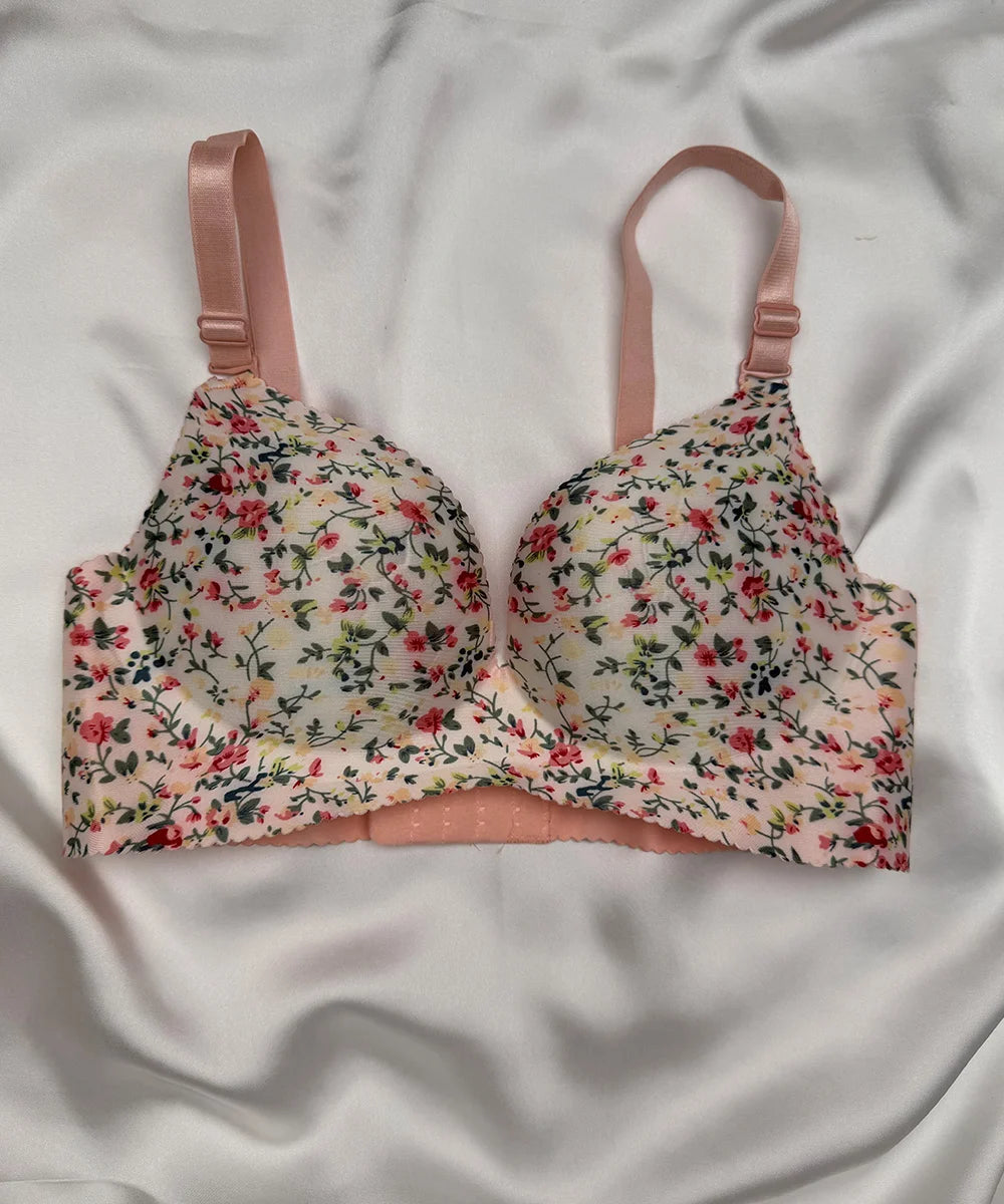 FLOWERS FOAM BRA - 296