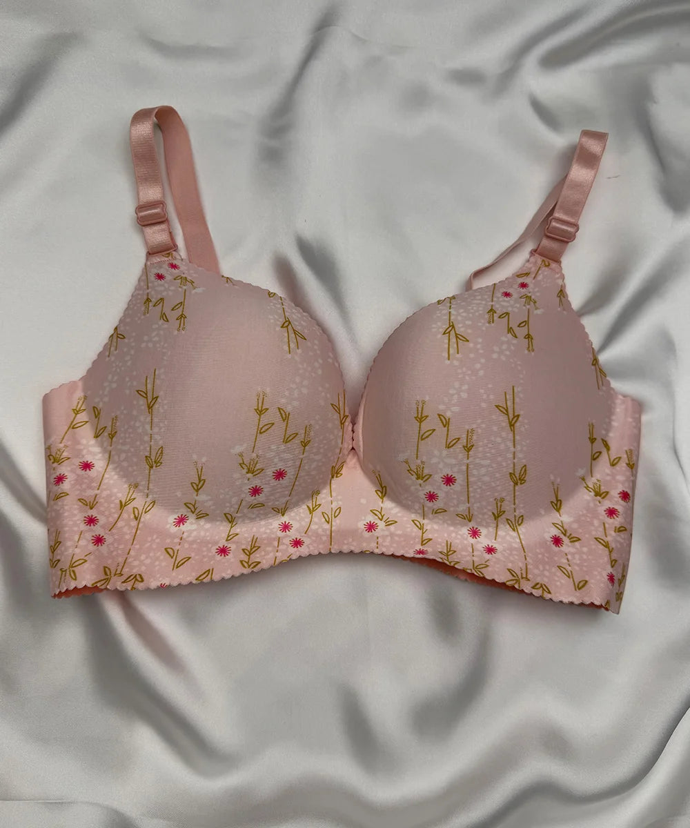 FLOWERS FOAM BRA - 296