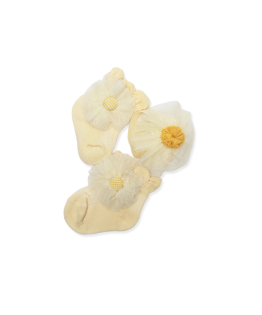 Daisy & Headband Baby Set