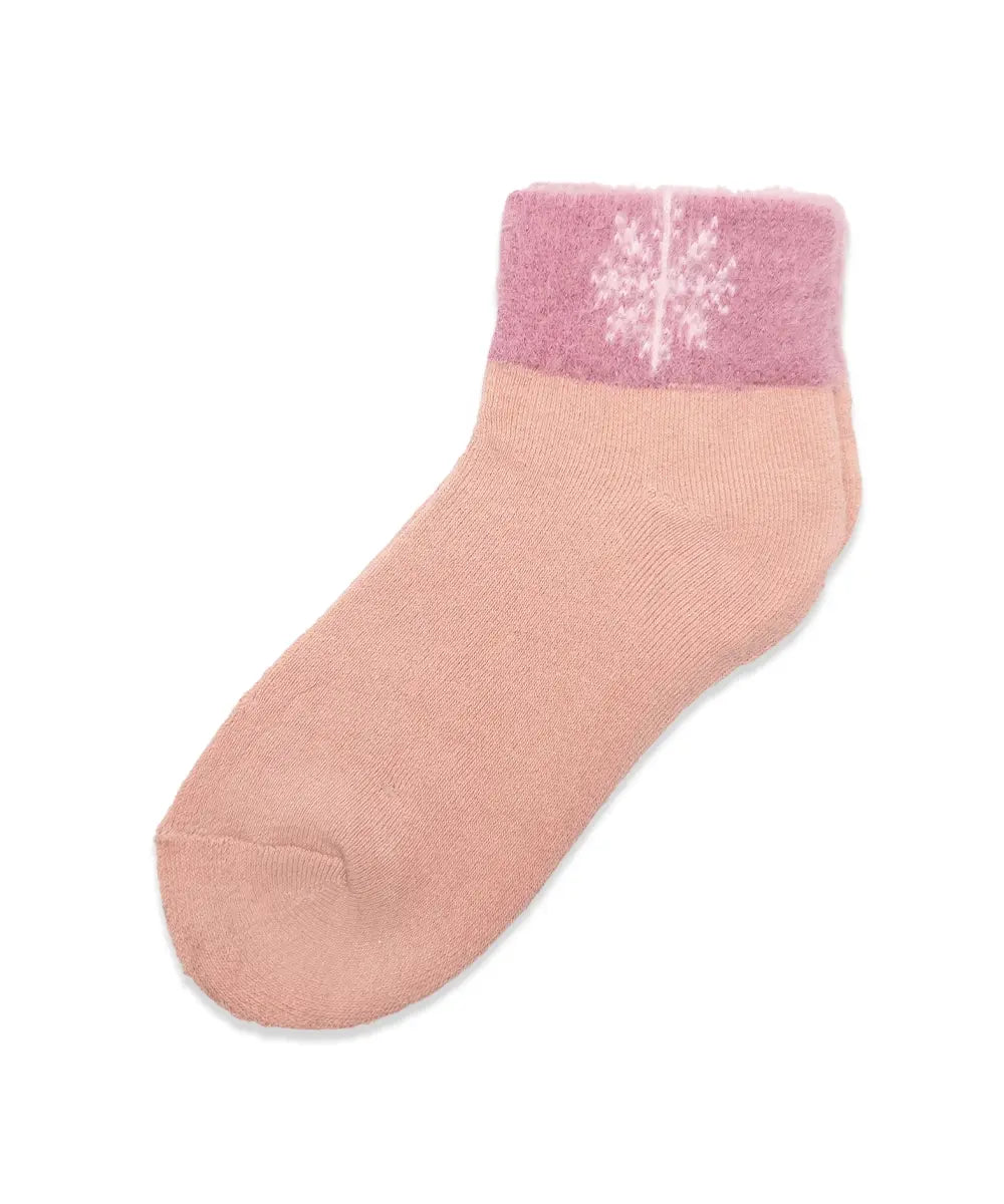 Snowflake Winter Ankle Socks 1 Pair