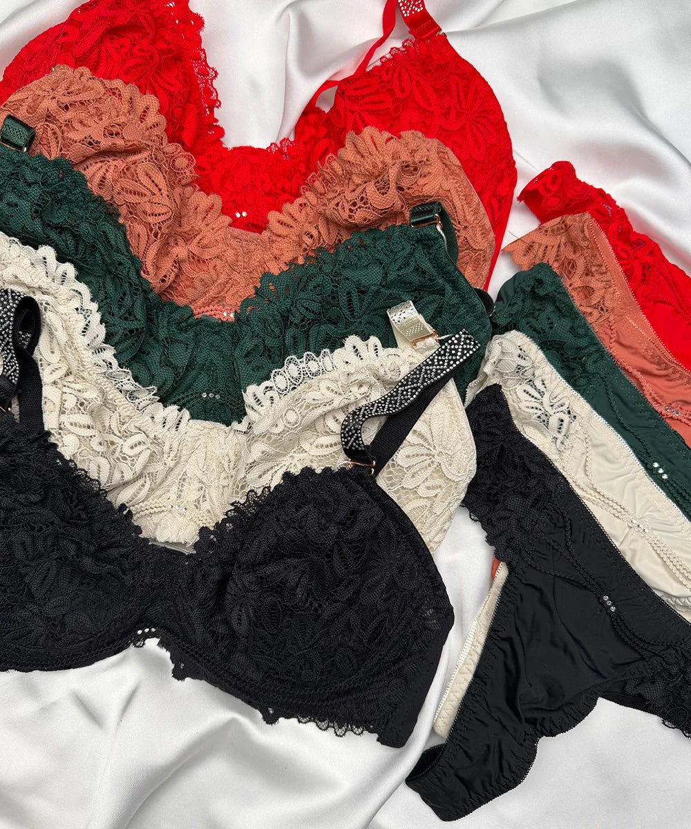 LACE BRA SET - A24110