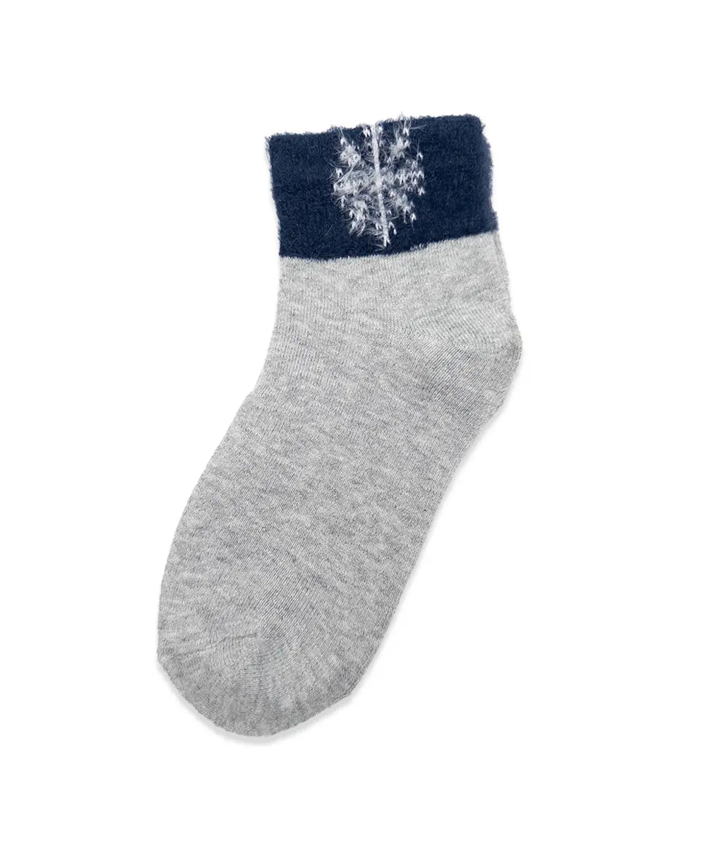 Snowflake Winter Ankle Socks 1 Pair