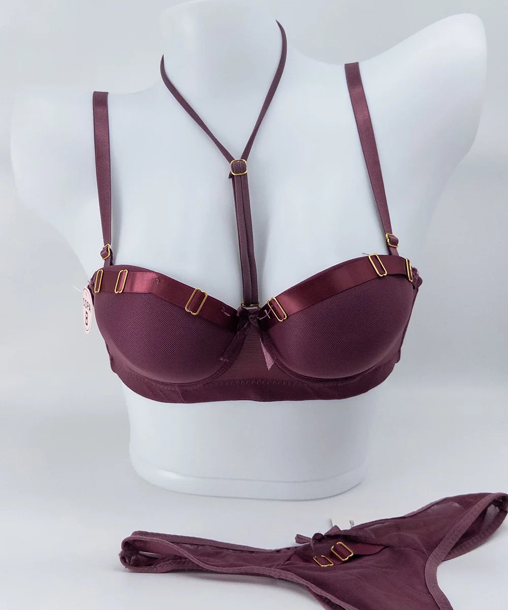 BRA SET WITH NECK LOOP - 55153
