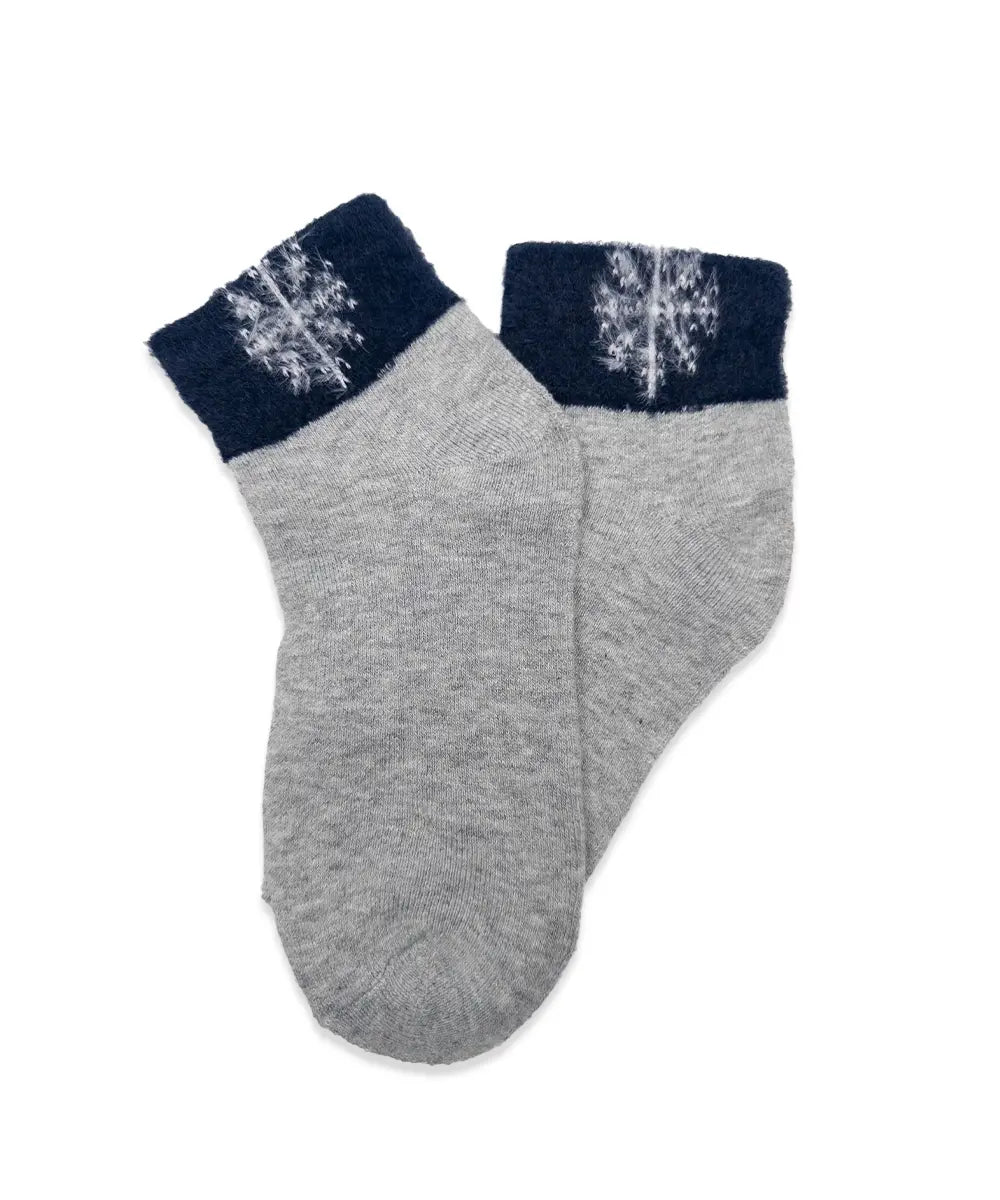 Snowflake Winter Ankle Socks 1 Pair