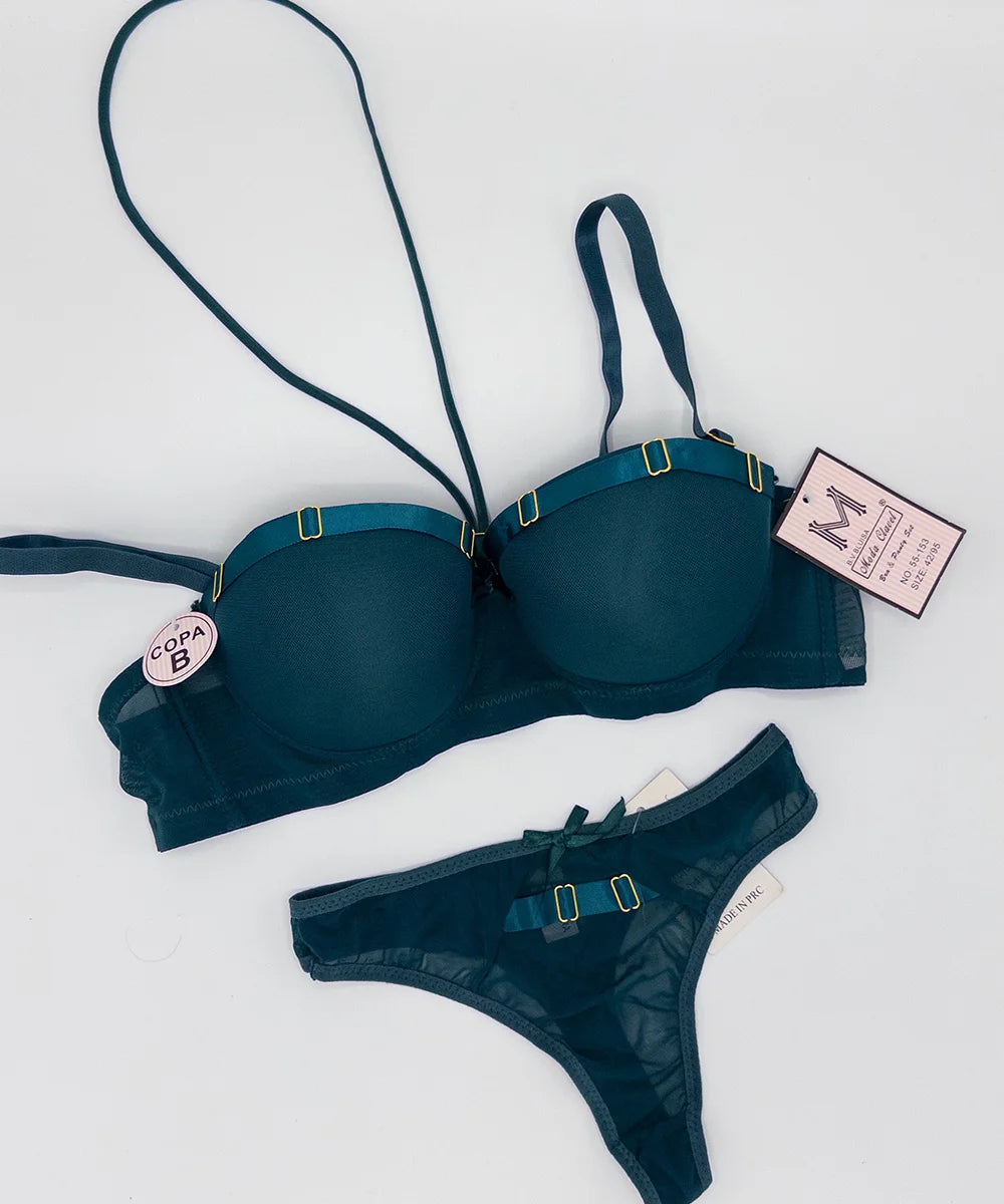BRA SET WITH NECK LOOP - 55153
