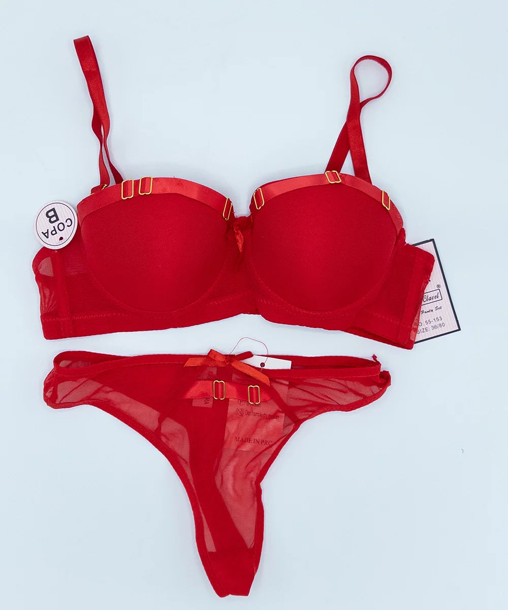 BRA SET WITH NECK LOOP - 55153