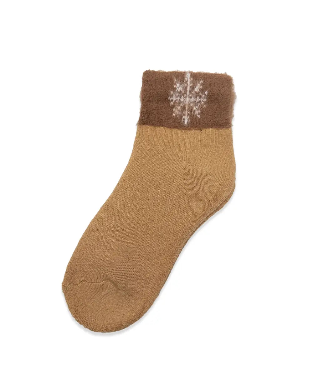 Snowflake Winter Ankle Socks 1 Pair