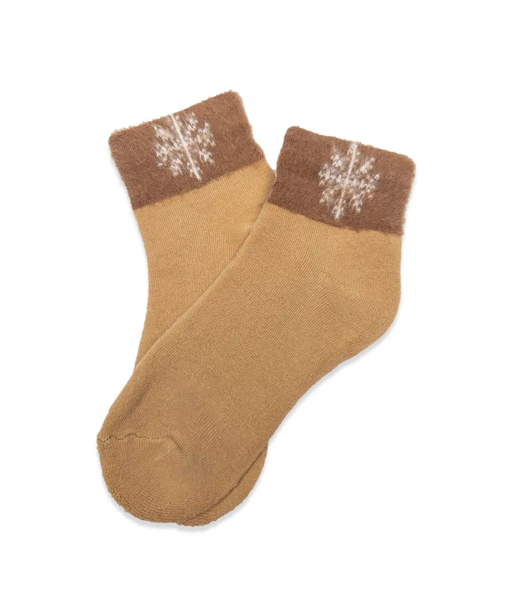 Snowflake Winter Ankle Socks 1 Pair