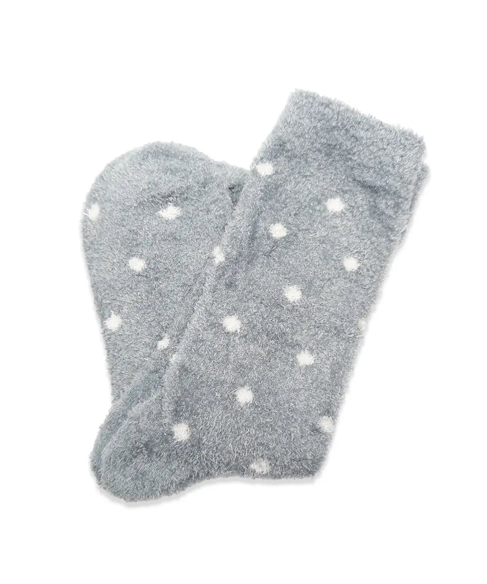 Polka Dot Velvet Women's Socks 1 Pair
