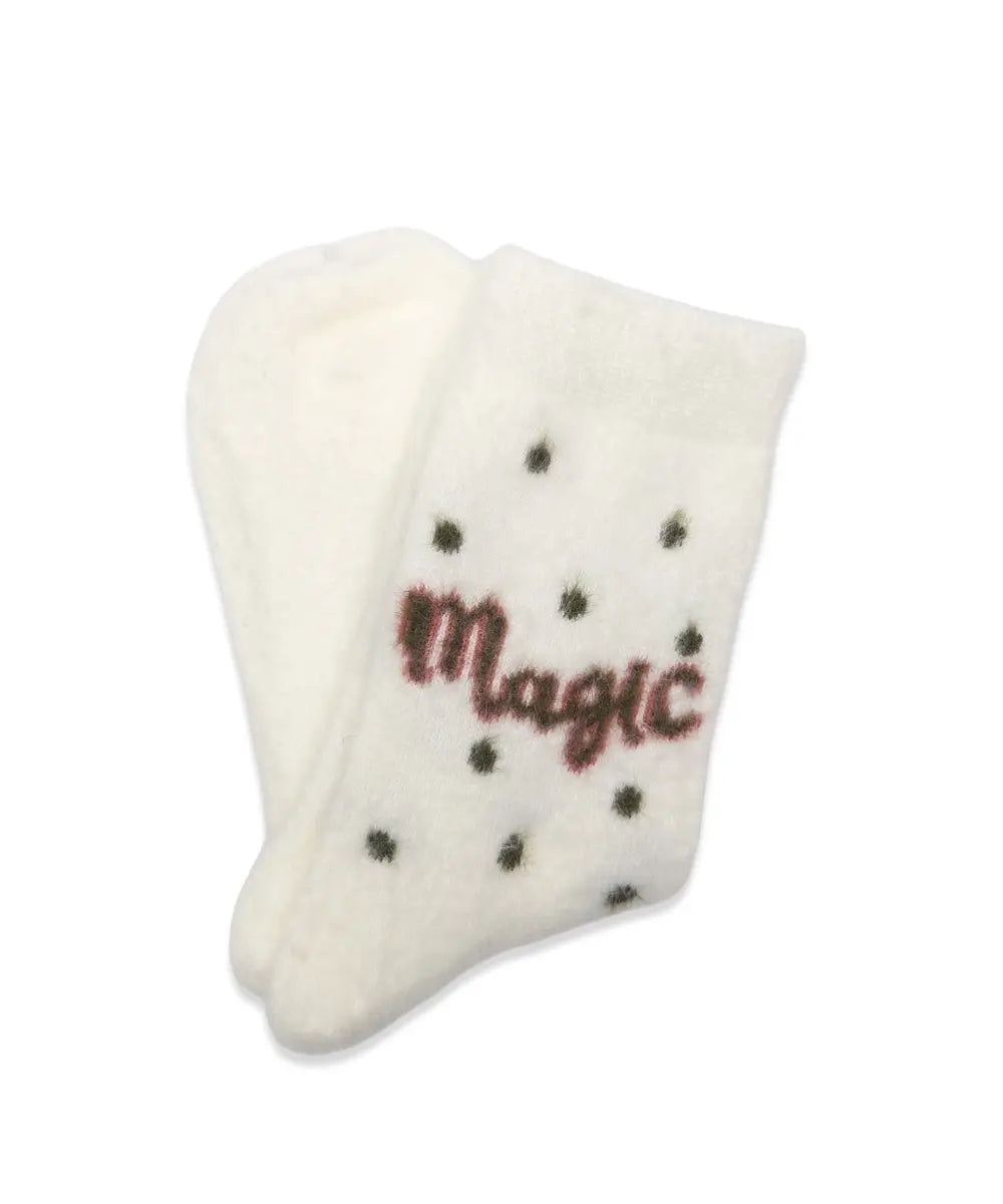 Magic Dots Women’s Towel Socks