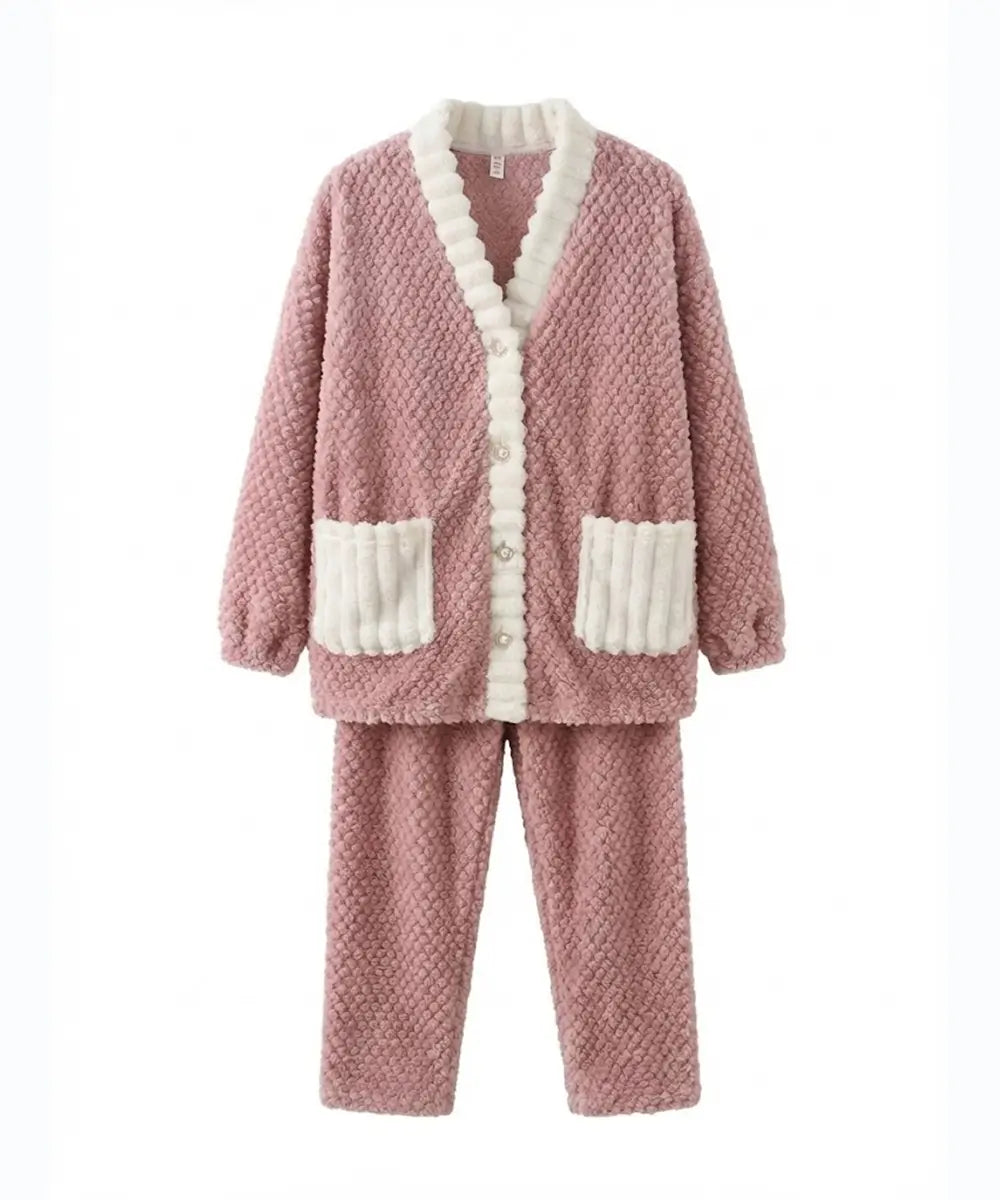 Pink & White Night Suit