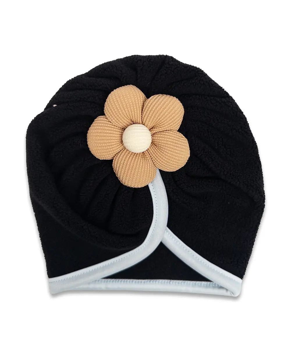 Girls Cozy Flower Bath Turban