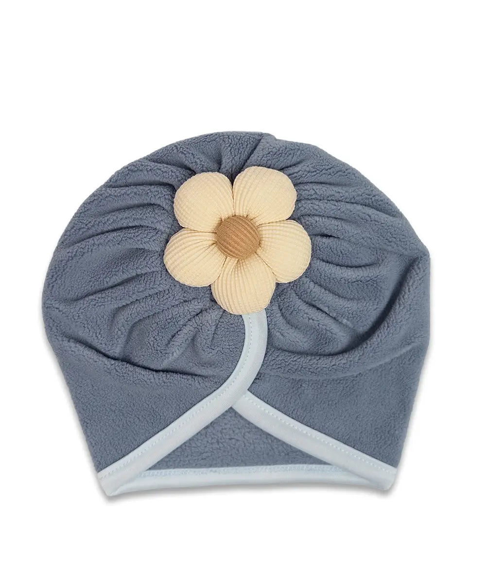Girls Cozy Flower Bath Turban