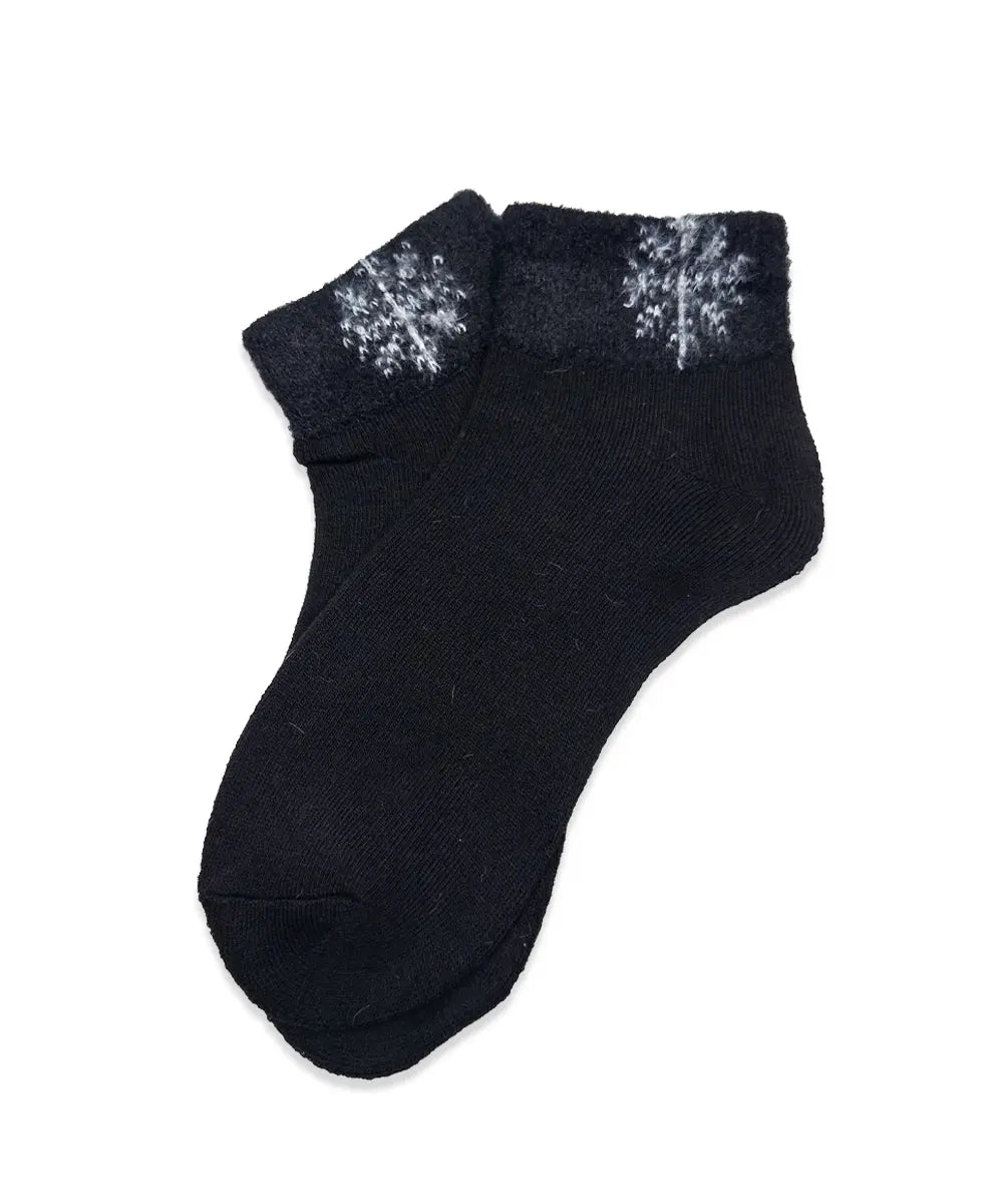 Snowflake Winter Ankle Socks 1 Pair