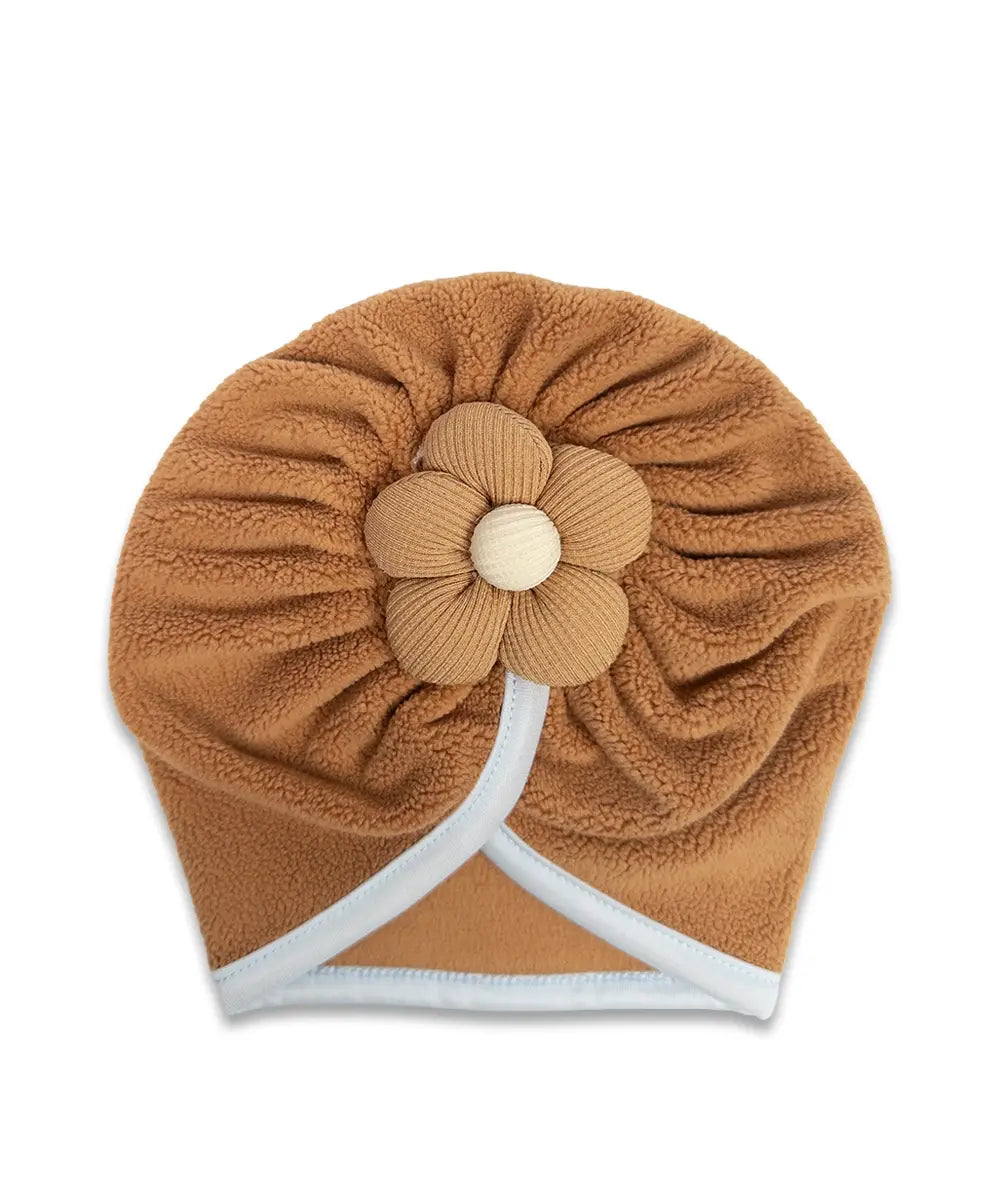 Girls Cozy Flower Bath Turban