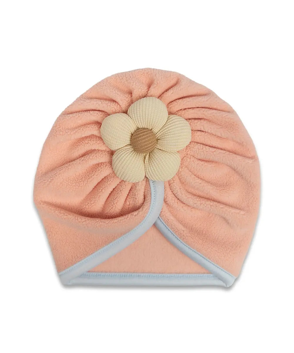 Girls Cozy Flower Bath Turban
