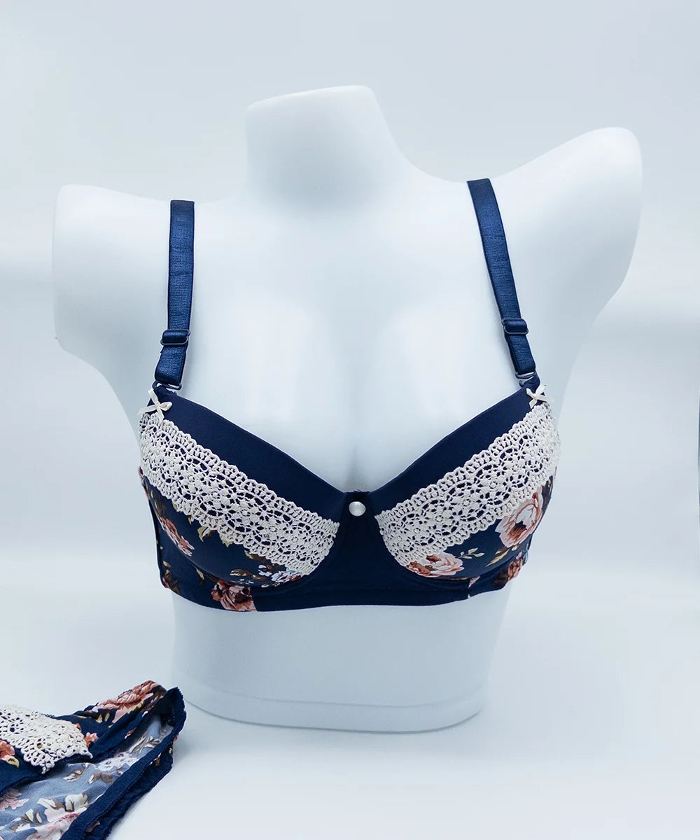 BRA SET FLOWERS - A24004