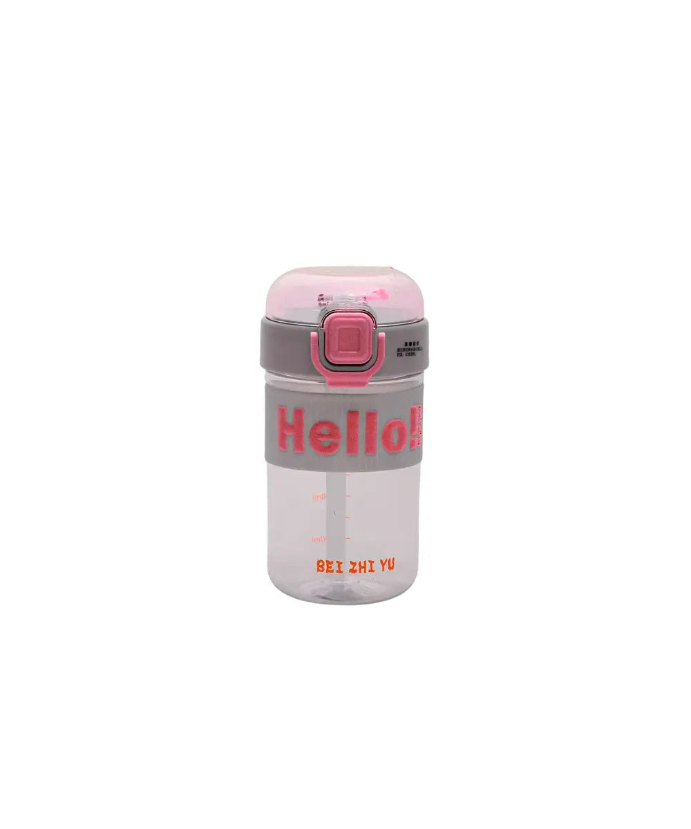Water Bottle Hello Transparent