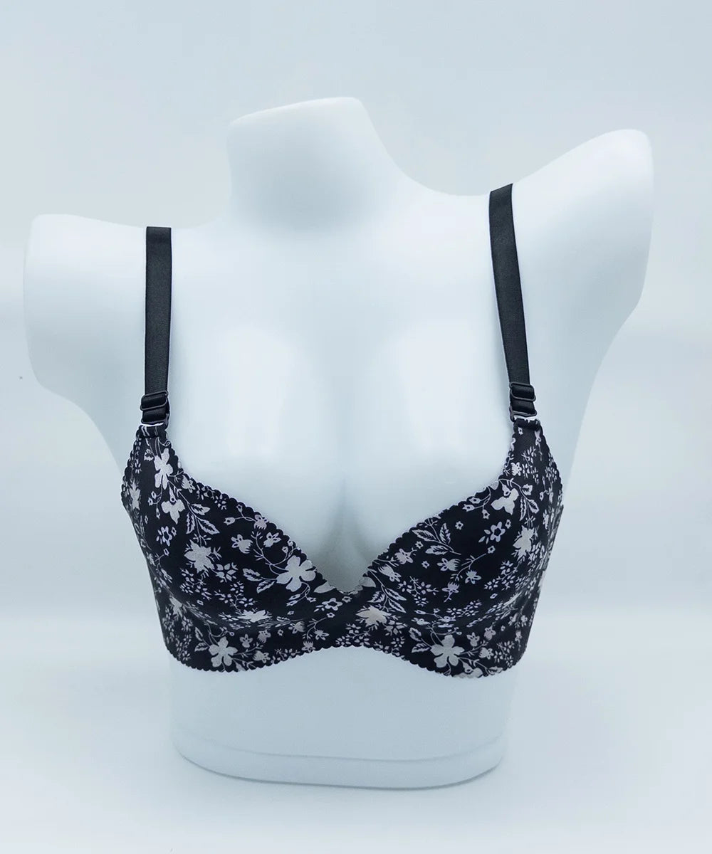 FLOWERS FOAM BRA - 296
