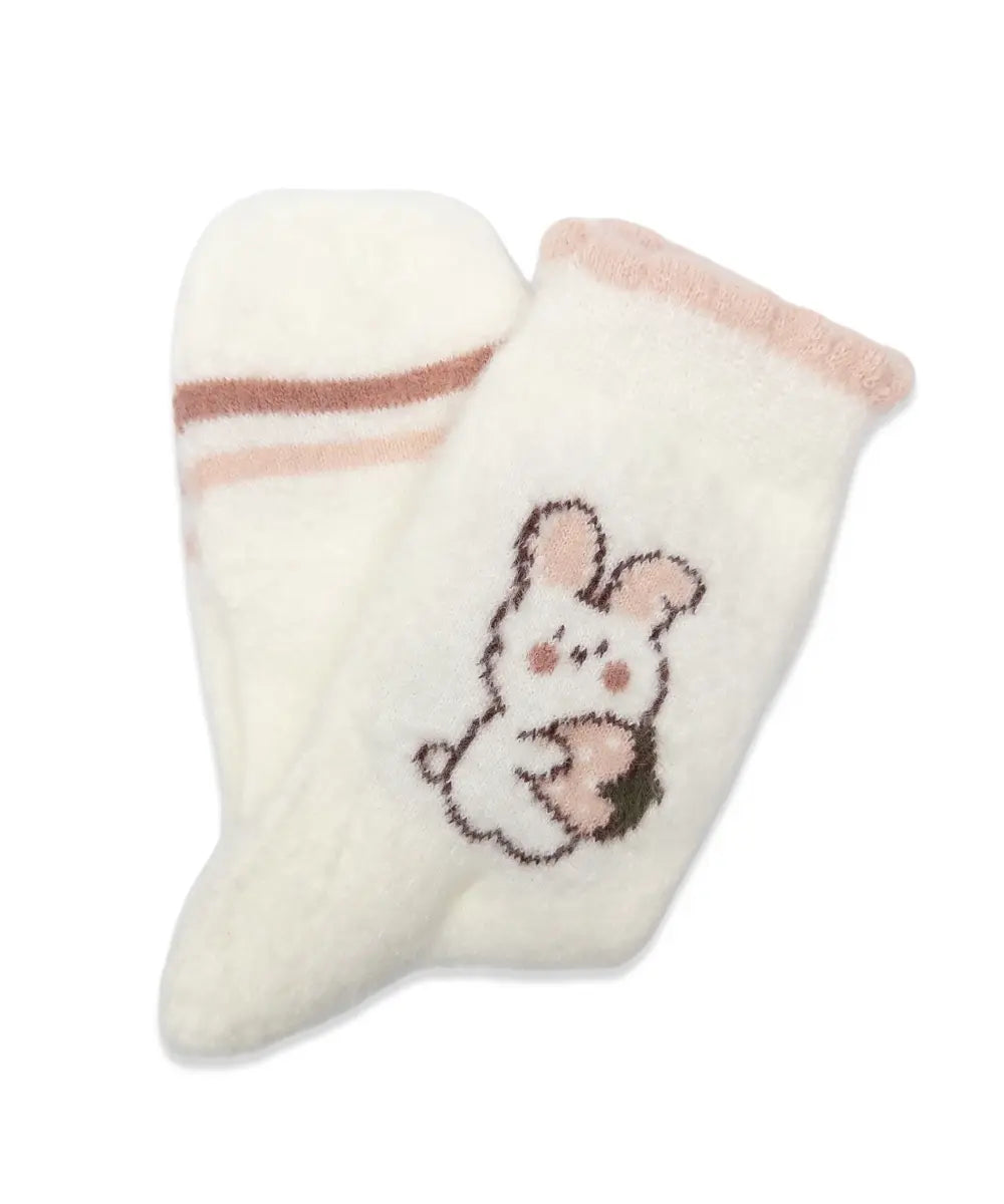 Bunny Hugs Women’s Towel Socks