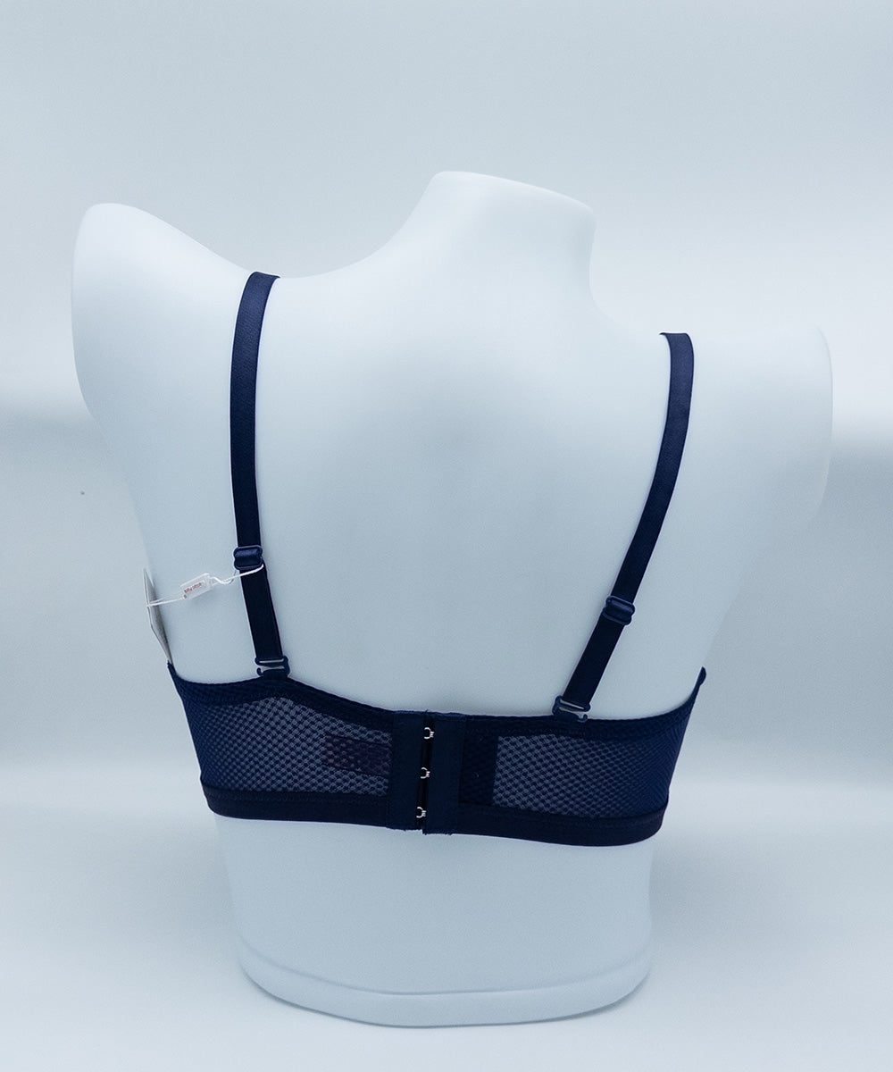 Midnight Navy Lace Bra Set
