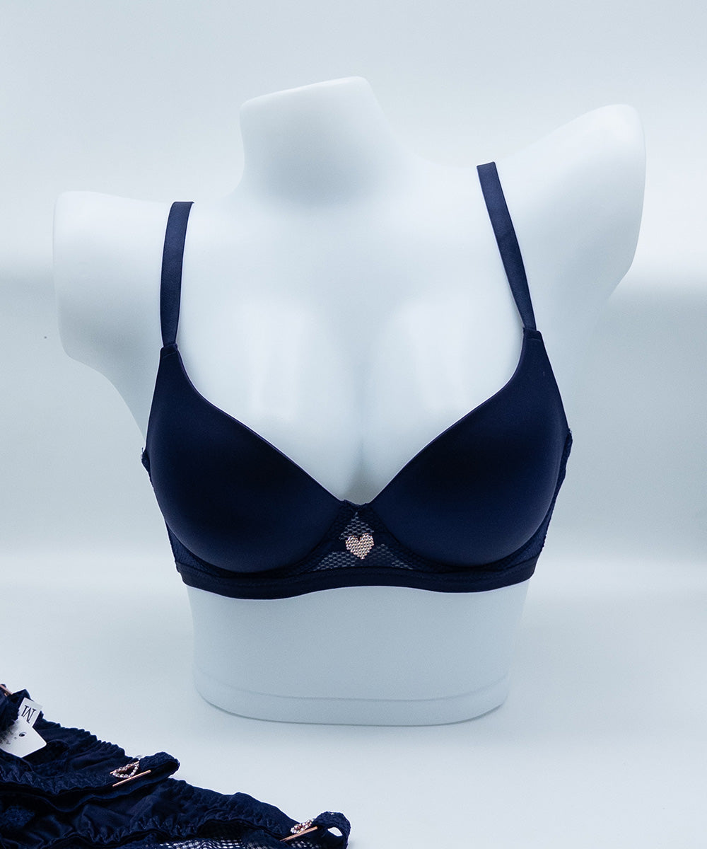 Midnight Navy Lace Bra Set