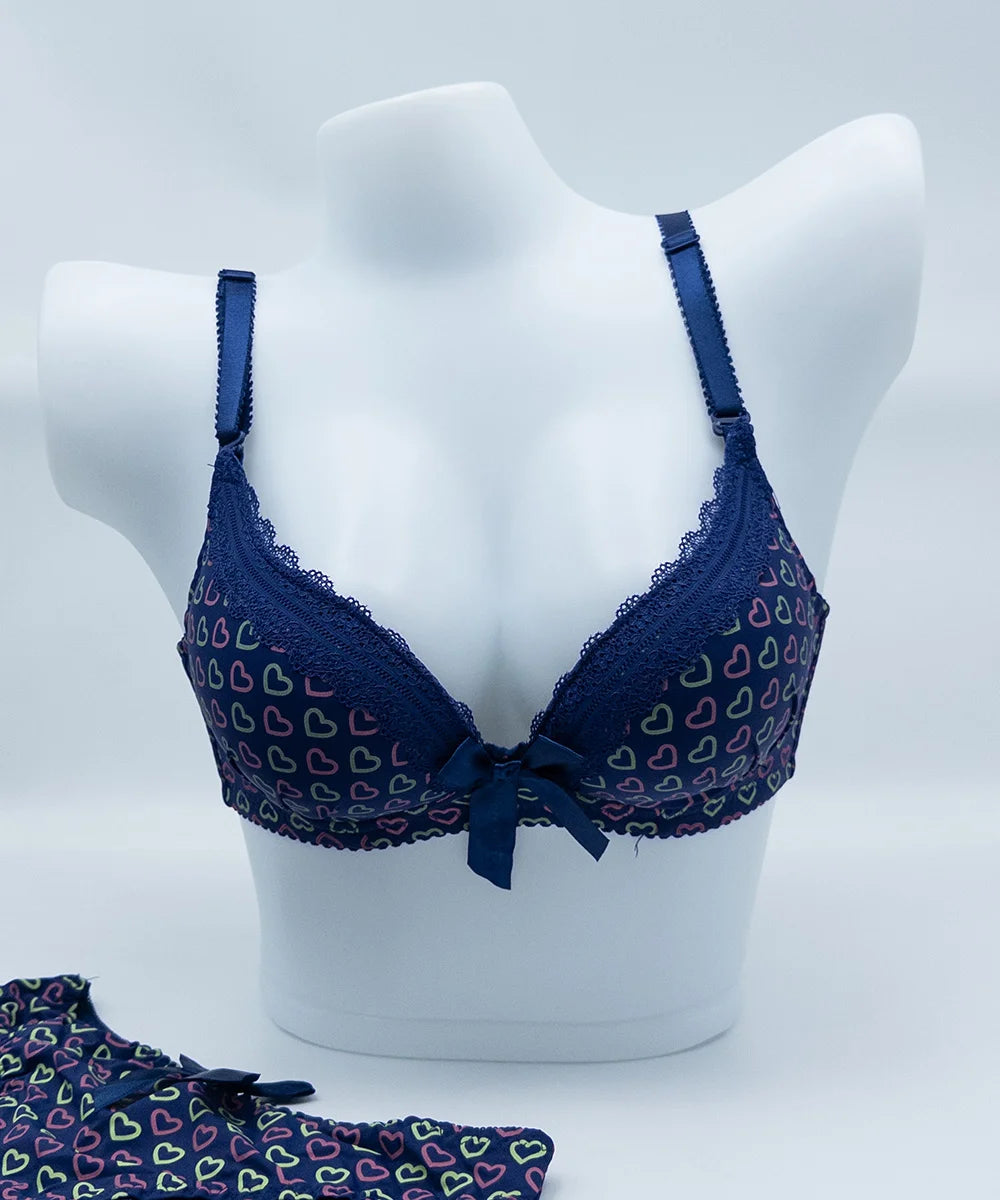 BRA SET HEART DESIGN - 946