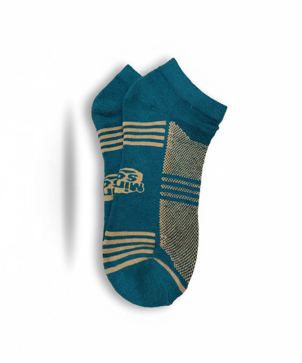 Deep Teal Varsity Tech Socks