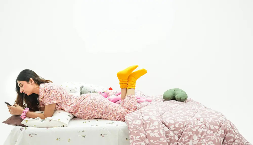 Floral Button Down Nightsuit