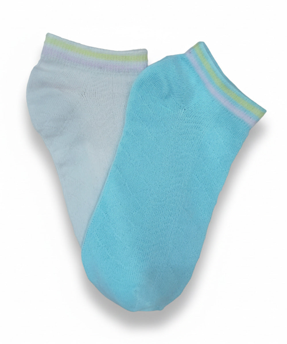 Fresh Stripe Ankle Socks Pack of 2