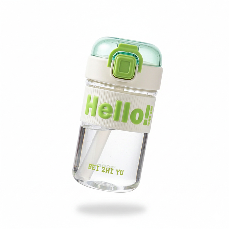 Water Bottle Hello Transparent