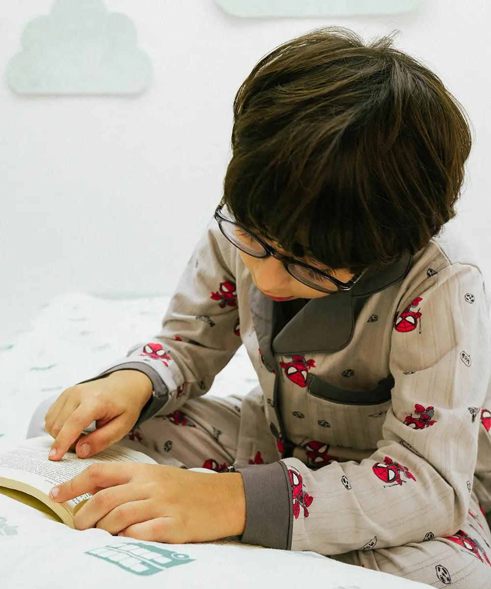 Hero Dreams Button Down Night Suit