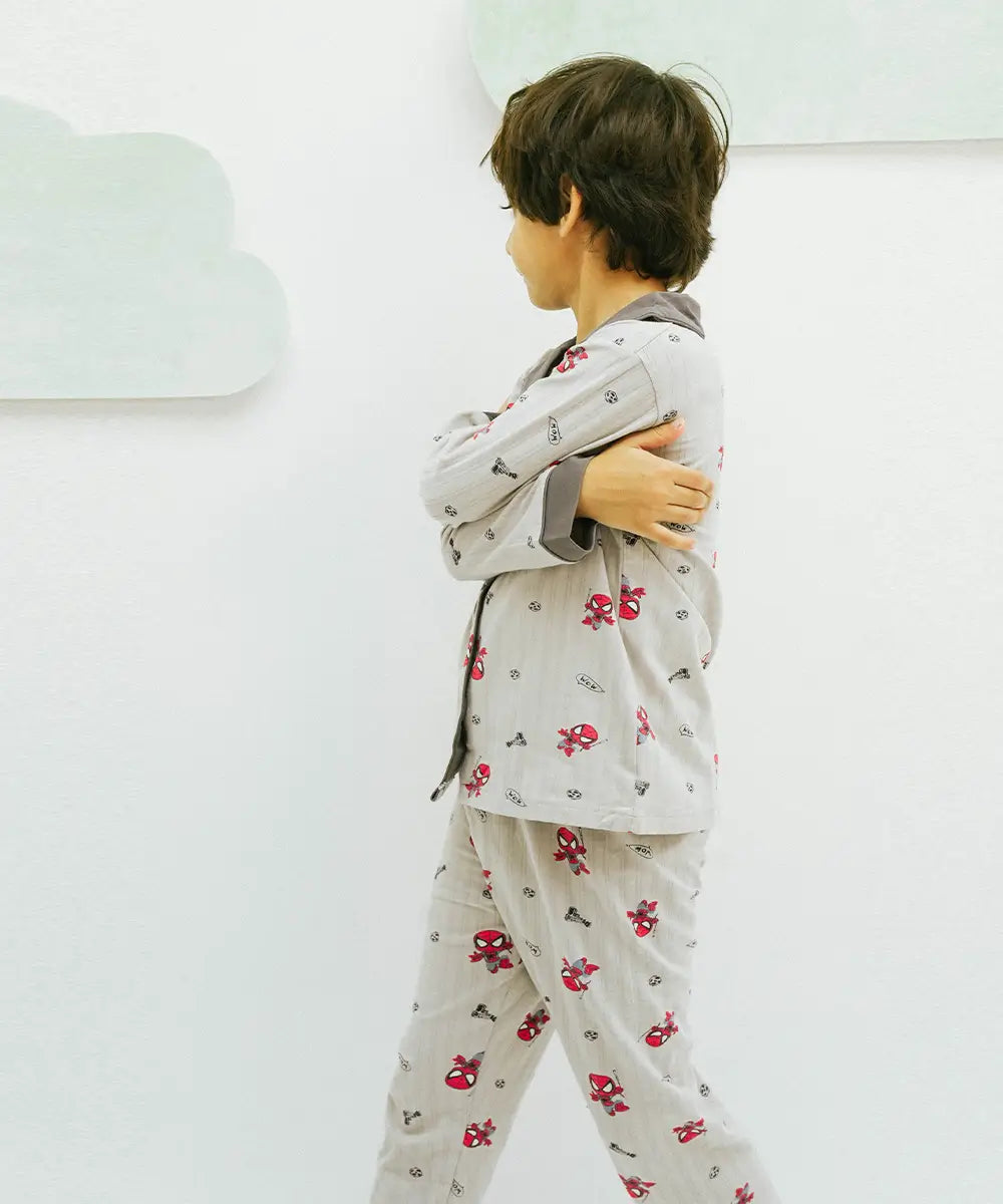 Hero Dreams Button Down Night Suit