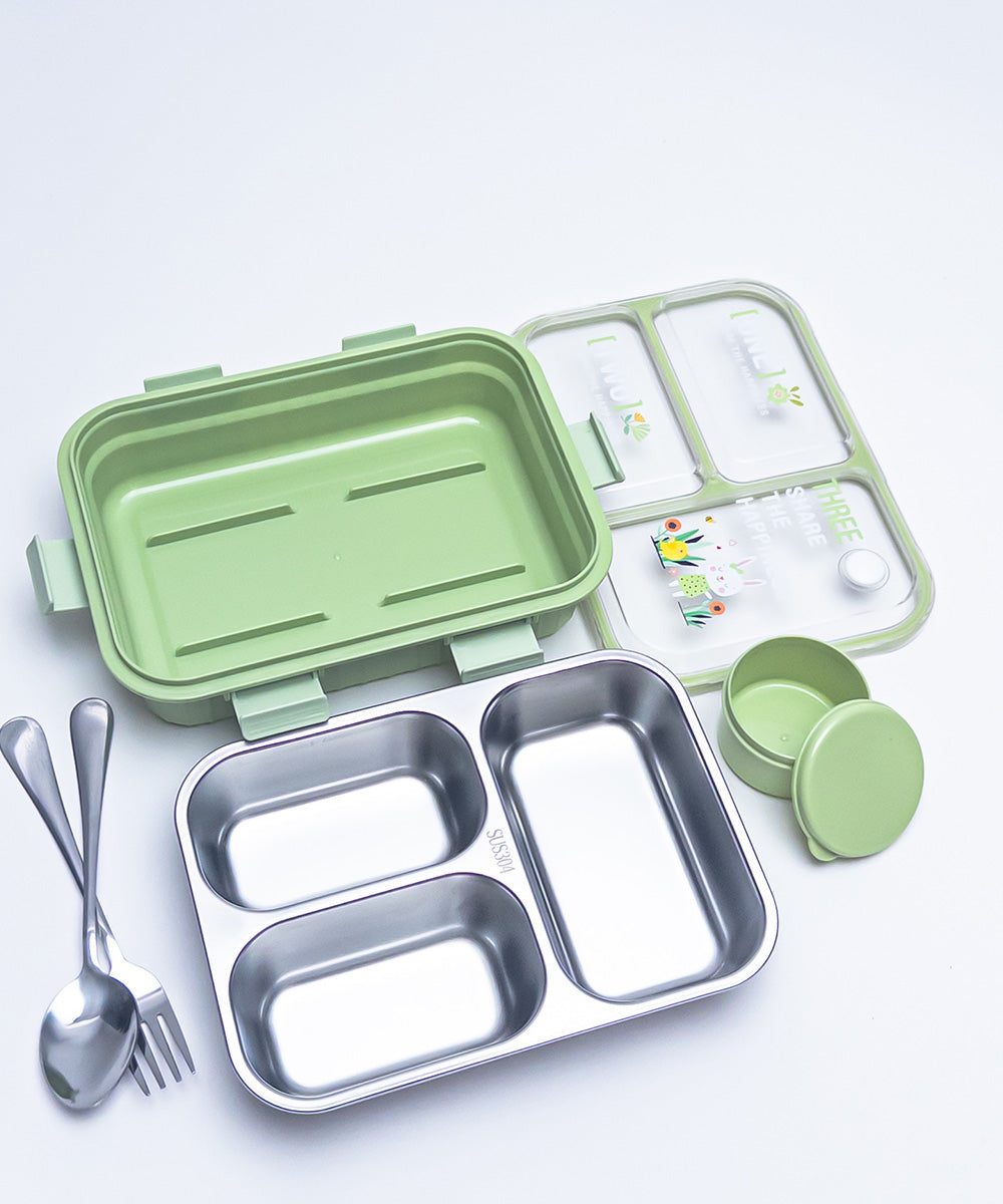 Lunch Box Transparent With More Portions