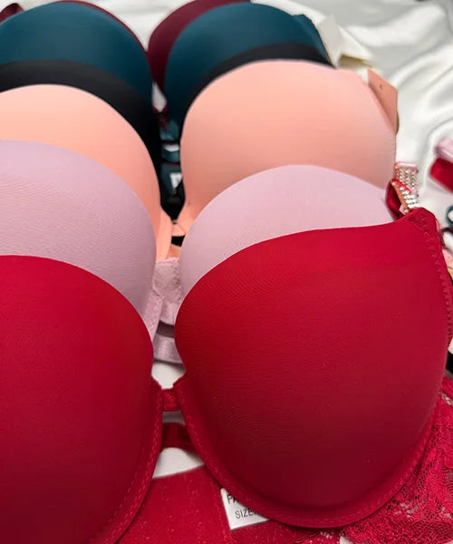 BEADS HOOK PLAIN BRA SET - 86223