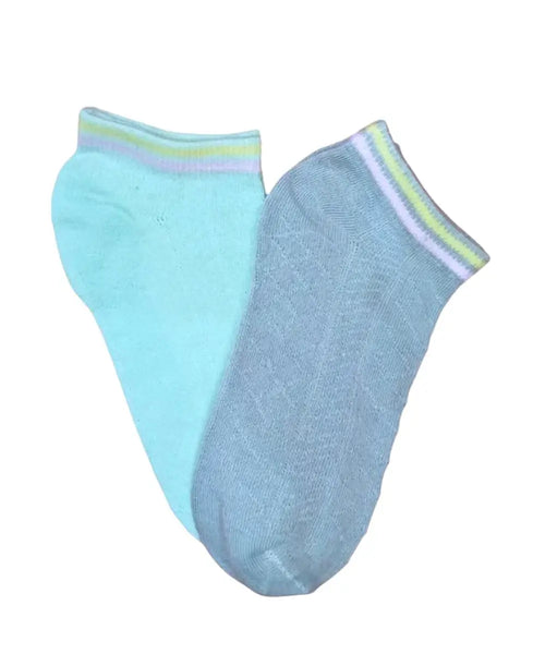 Grey & Aqua Women's 2-Pack