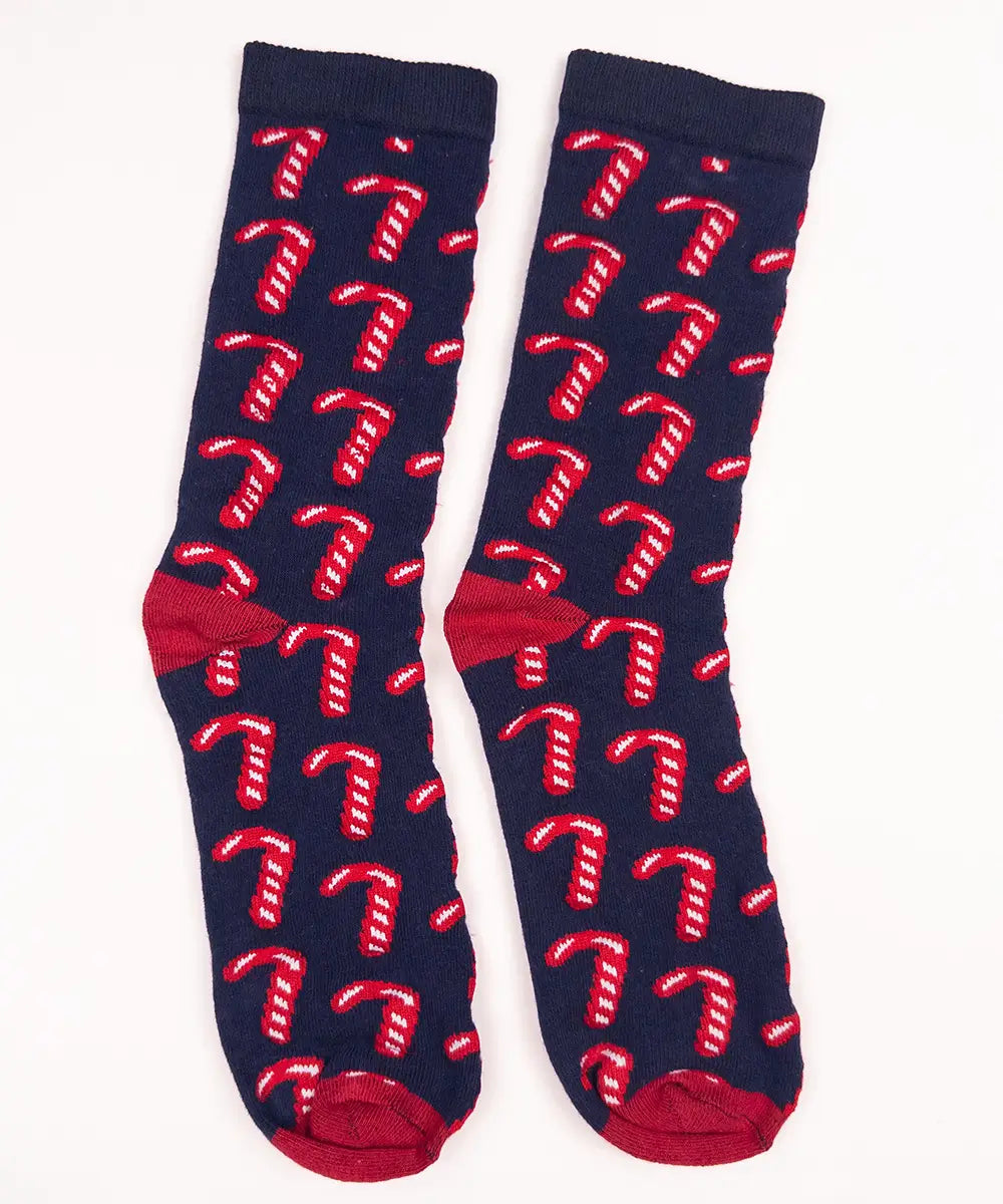 Peppermint Twist Crew Socks