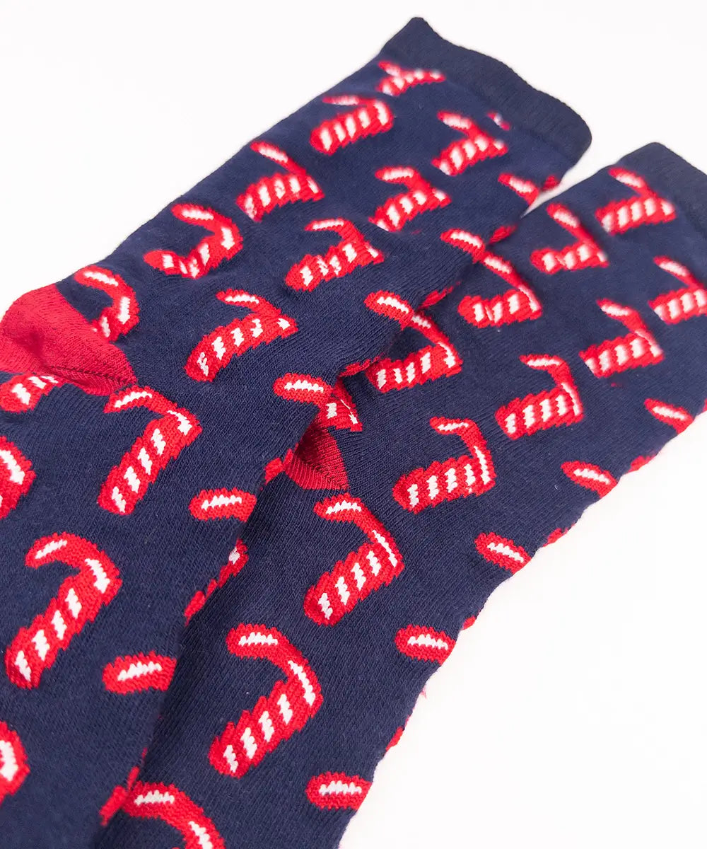 Peppermint Twist Crew Socks