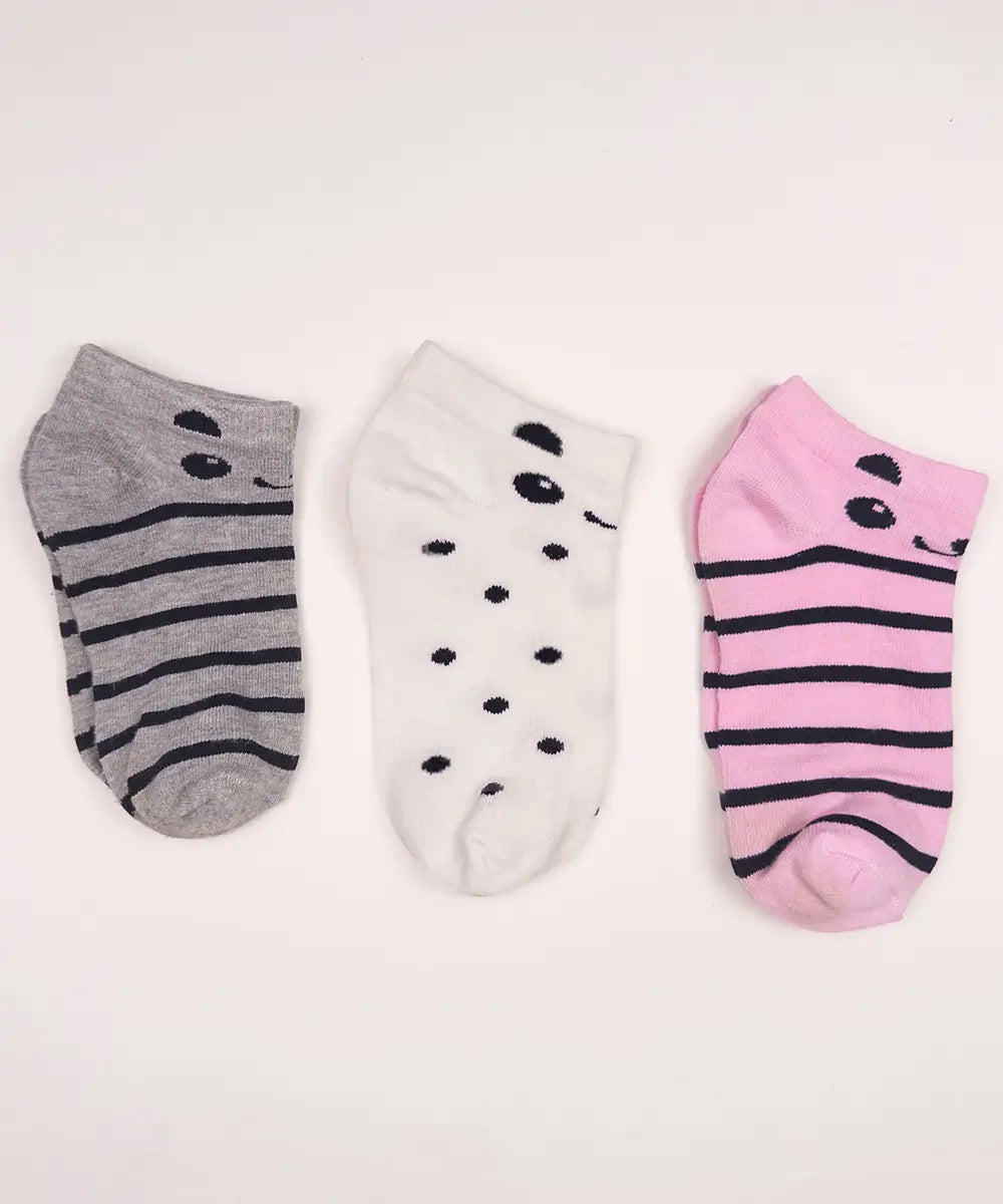 Playful Critter Ankle Pack Of 3