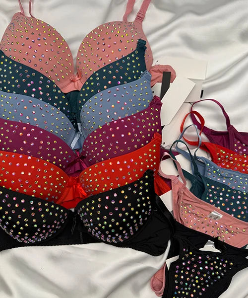 BEADS FANCY BRA SET - 68191