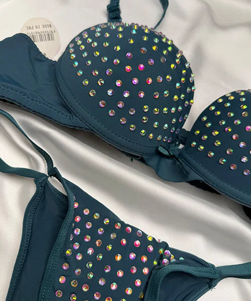 BEADS FANCY BRA SET - 68191