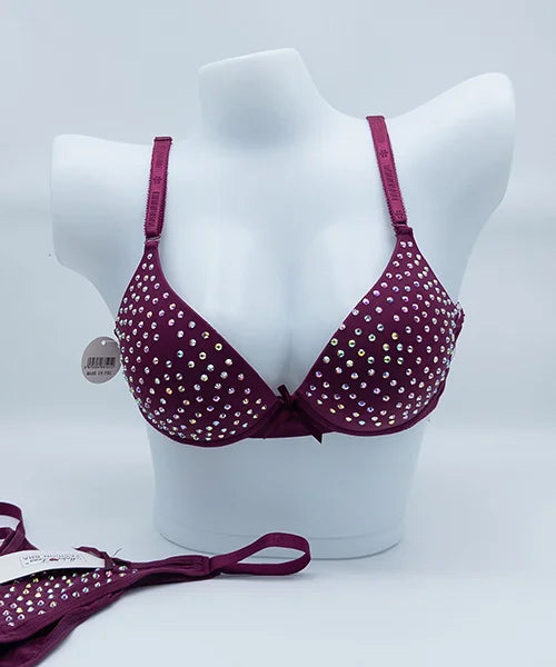 BEADS FANCY BRA SET - 68191